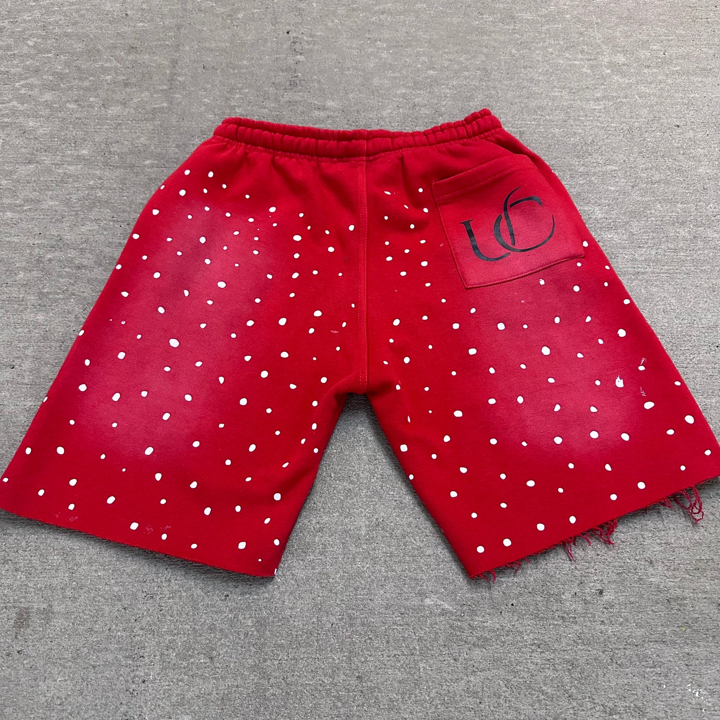 UC Red “Triple Threat” shorts