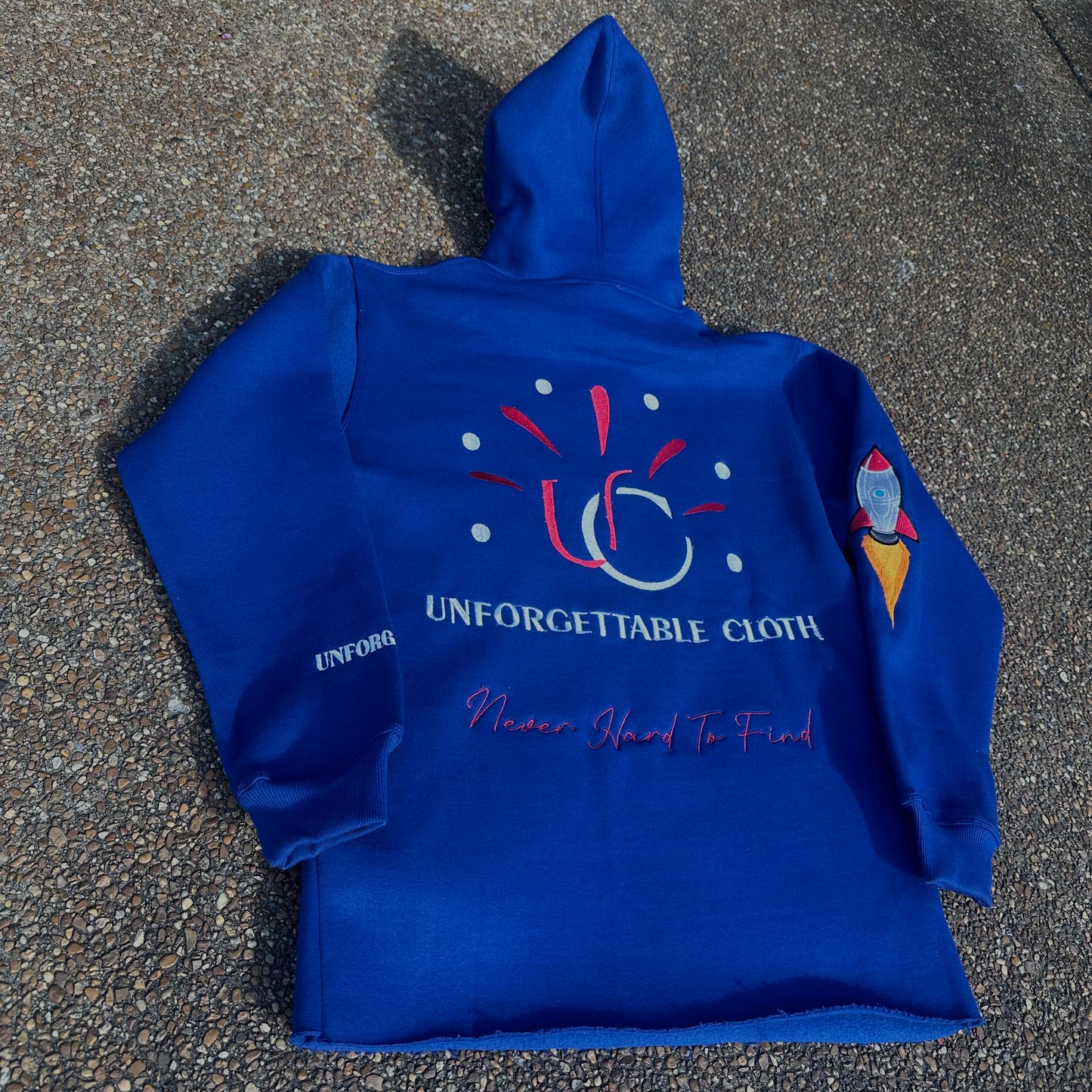 Unforgettable Cloth Blue “Takeoff” Hoodie