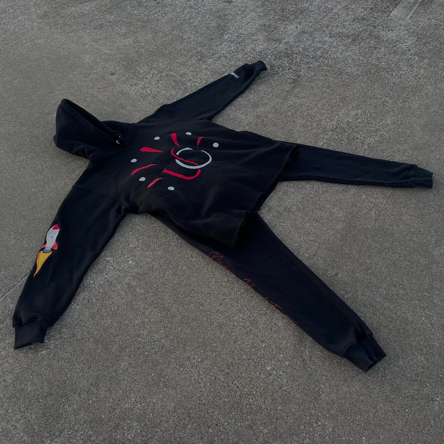 Unforgettable Cloth Black “Takeoff” sweatsuit